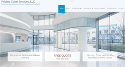 Desktop Screenshot of pristinecleanservices.com